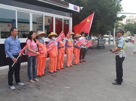 2017年10月24日，站交通崗